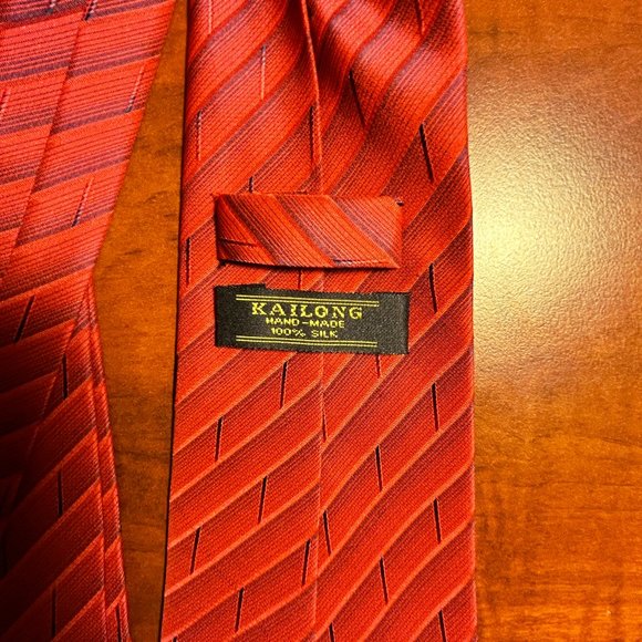 Men's 100%  Silk Ties lot of 2 - Picture 8 of 9